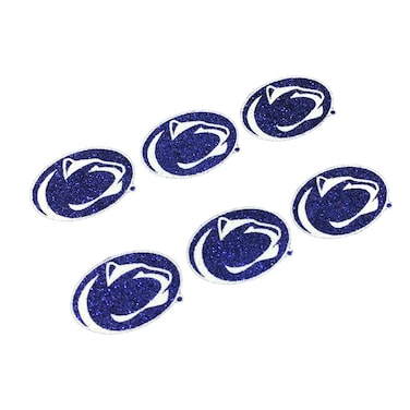 EyeBlack Penn State University Nittany Lions Glitter Decal Under Eye Black Perfect for Tailgates, Game Days and Cheering Sport Team - 3 Pairs / 6 Decals