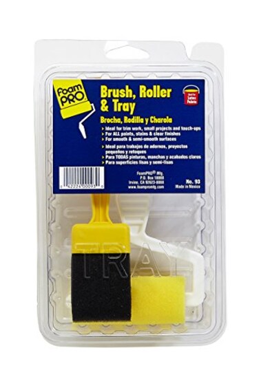 Foampro 93 Roller &amp; Paint Brush, 3