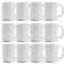 TANGLONG Sublimation Mugs 15 oz, Sublimation Blanks, Bulk Coffee Mugs,White Cups for Coffee,Latte, Soup, Milk, Hot Cocoa Set of 12