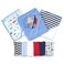 Spasilk Bath Hooded Towels &amp; Washcloths Set for Babies, 23-Piece Gift Set, Navy Nautical, (Gift GBA23 2201)