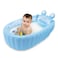 Relaxing Baby   Inflatable Tub,Newborn Bathtub Seat for Infant,Non-Slip Baby Pool for Sitting up,Foldable Toddler Tub Shower,Portable Travel Bath for Kids 0-6 Year