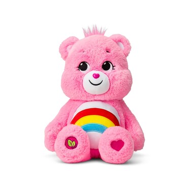 Care Bears 14" Cheer Bear Plushie - Medium Size - Pink Plushie for Ages 4+ &ndash; Perfect Stuffed Animal Holiday, Birthday Gift, Super Soft and Cuddly &ndash; Good For Girls and Boys, Employees, Collectors
