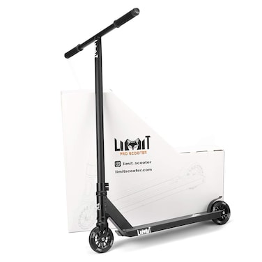 LMT69 Professional Scooter-Trick Scooter-Intermediate Beginner Stunt Scooter Suitable - Children, Teenagers Adults 8 Years Old Above (Black)