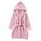 TADO MUSLIN Toddler Bathrobe, Cover-Up for Kids Soft and Breathable Organic Cotton Robe for Baby, Boy&amp; Girl Hooded Towel, 6-8 T, Pink Robes
