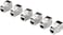TRENDnet Shielded Cat6A RJ45 Keystone Jack 6-Pack Bundle, Recommended use with TC-KP24S or TC-KP12V (Sold Separately), Silver, TC-K06C6A
