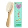 Molylove Baby Hair Brush, Wooden Goat Bristles Hair Brush for Newborns &amp; Toddlers, Ideal for Cradle Cap, Perfect Baby Registry Gift, Hypoallergenic, 1 Count