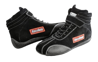 RaceQuip&reg; 30500115RQP 305 Euro Carbon L Driving Shoes SFI 3.3/5 Black Size 11.5