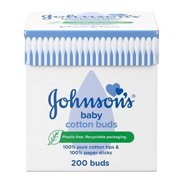 Johnson's Baby Cotton Buds - 1 X 200 Drum