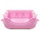 pawstrip Cute Princess Dog Bed, Soft Breathable Bowknot Pet Cat Cushion for Small Dogs, Waterproof Bottom, Self-Warming, Machine Washable (Pink)