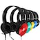 Classroom Headphones-Bulk 10-Pack, Student On Ear Color Varieties- Comfy Swivel Earphones for Library, School, Airplane, Kids-for Online Learning and Travel, HQ Stereo Sound 3.5mm Jack (Colorful)