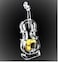 UTowels Mechanical Wind-up Violin Music Box with LED Lights Transparent Acrlic Melody Castle in The Sky Carrying You