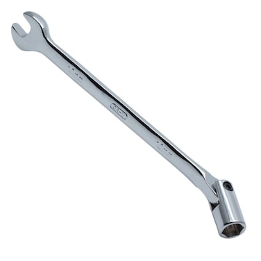 AUTUT 6.7-Inch Long Double Headed 10mm Rotary Torx Socket Head Open End Combination Spanner Wrench