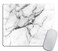 Marble Mousepad White Marble Print Mouse Mat Mouse Pad Office Mousemat Mousepads with Design Desk Accessory Office Present
