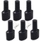 6Pcs 10ML Empty Nail Polish Bottles Vials Containers Sample Bottles with Brush Cap for Nail Art, 2pcs Mini Funnel Included