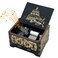 Music Box Happy Birthday Gifts for Boys, Girls, Friends - 18 Note Mechanism Wooden Music Box Wind Up