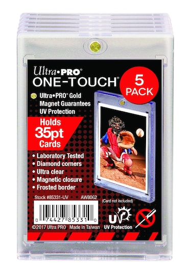 Ultra Pro 35-Point ONE-Touch Magnetic Trading Card Holder (Pack of 5)