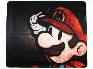Large Classic Mario Jump Mouse Pad High Sensitivity Waterproof Nonskid