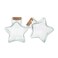 Magic Season Decorative Glass Bottles with Cork Stoppers (10 fl oz. Five-Pointed Star Bottles / 2 Pcs)
