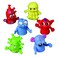 U.S. Toy - Dozen Assorted Color Monster Finger Puppets -1.5", Made of Plastic (1-Pack of 12) (SS-UST-1471)