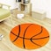 SUNONE11HKA Sport Fans Basketball Designed Round Mat Area Rug Floor Carpets for Nursery Bedroom Kids Room Living Room Decorations Radius 15.7"= Diameter 31