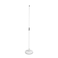 Gravity Microphone Stand, White, Adjustable Height (GMS23W)