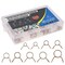 Glarks 290Pcs Fuel Line Hose Water Pipe Air Tubing Spring Clips Clamps Assortment Kit - Size 5-13MM