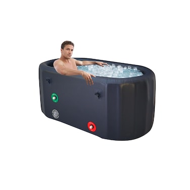 Cold Plunge Tub XL, Inflatable Ice Bath Tub for Athletes, Water Chiller Compatiable, Cold Bath Tub for Cold Water Therapy Recovery, Ice Baths at Home or Outdoor 59" L x 30" W x 24.5" H