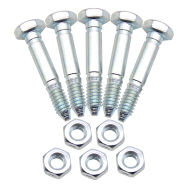 Shear Pins Bolts &amp; Nuts for Ariens Snowthrower 53200500 532005 51001600 Replacement 5pk