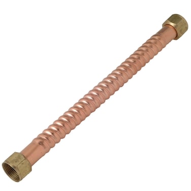Copper Flex Water Connector 12" 3/4" Fip Bg