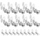 Sartatue Cabinet Cam Locks Keyed Alike, 1-1/8'' Fits on 7/8'' Max Door Thickness, Secure File Drawer Mailbox RV Storage Replacement Set, Zinc Alloy (1-1/8 Inch 10Pcs)