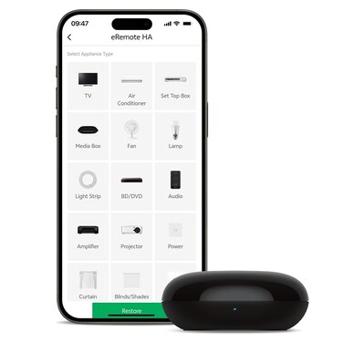 LinknLink Smart WiFi Universal Remote: IR Blaster for TV, Aircon, STB, IR2MQTT Home Assistant, Compatible with Alexa, Google Home (eRemote 3 Pack)