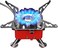 Mini Camping Stove, Folding Backpacking Camping Gas Stove Burner Lightweight Cooking Stove for Outdoor Camping Hiking Backpacking Road Trip