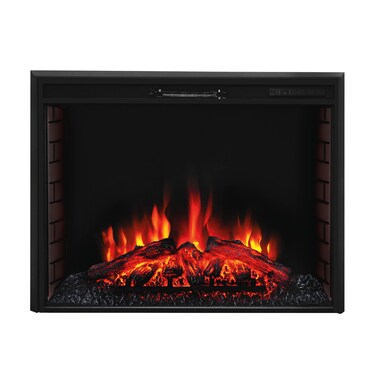 FIREBLAZE Epsilon 36&acirc;&euro; Electric Fireplace Insert, 36 inch Wide Recessed LED Fireplace Heater with Crackling Sound, Remote Control, Timer and overheating Protection
