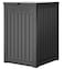 48 Gallon Resin Package Delivery Box for Outside, Storage Box with Lockable Secure, Large Double-Wall Resin Outdoor Package Delivery and Waterproof Deck Box