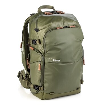 Shimoda Explore V2 30 Water Resistant Camera Backpack - Fits DSLR, Mirrorless Cameras, Batteries &amp; Lenses - Medium Mirrorless V2 Core Unit Modular Camera Insert Included - Army Green (520-157)
