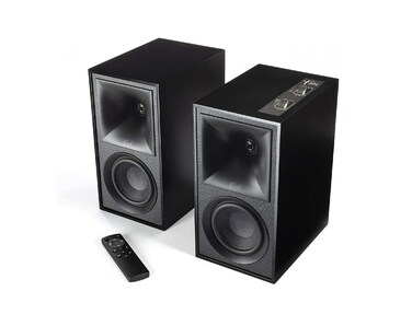 Klipsch The Fives Powered Bookshelf Speakers (Matte Black)