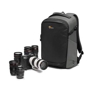 Lowepro Flipside BP 400 AW III Mirrorless and DSLR Camera Backpack - Dark Grey - with Rear Access - with Side Access - with Adjustable Dividers - for Mirrorless Like Sony &Icirc;&plusmn;7 - LP37353-PWW