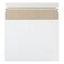 JAM PAPER Expandable Photo Mailer Envelopes with Peel &amp; Seal Closure - 10 x 7 3/4 x 1 - White - 6 Rigid Mailers/Pack