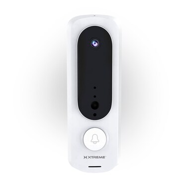 Xtreme Smart Snapshot Battery Doorbell, 2.4GHZ Wi-Fi Doorbell with Instant Notifications, Remote Access, Motion Detection, Battery-Powered, No Hub Required, App Compatible with Android &amp; iPhone