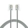 NECABLES Phone Cord 1ft Telephone Cord Phone Line Cord RJ11 6P4C Male to Male for Landline Phone and Fax - 1 Foot