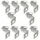 Aimeboost 10 PCS Pole Mount Bracket to Wall Hardware Accessories for Outside Home Antenna Pole Holder Antenna Pole Mount Kits [ Without The Pole ] Adjustable Angle