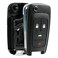 Key Fob Keyless Entry Remote Flip Shell Case &amp; Pad fits Buick, Chevy, GMC