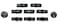 Radio Button Replacement &amp; Knob Complete 10 Piece Set Fits 2003-2007 General Motors 6CD AM-FM