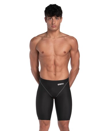 ARENA Men's Standard Racing Jammer Powerskin ST Next Knee Length Tech Swim Suit, Black