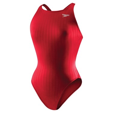 Speedo Aquablade Female Recordbreaker Tech Suit Swimsuit - US Red - 26