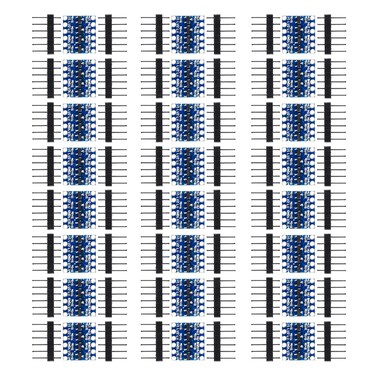 25Pcs 4 Channels IIC I2C Logic Level Converter 3.3V to 5V Shifter Bi-Directional Module