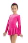 Mondor 2711 Pink Glitter Born to Skate Glitter Velvet Figure Skating Dress SP