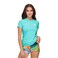 Body Glove Women's Standard Smoothies in-Motion Solid Short Sleeve Rashguard with UPF 50+, Sea Mist, X-Small