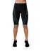 CW-X Women's Endurance Generator Muscle &amp; Joint Support Compression, High Performance Shorts for Running and Weight Lifting, Black/Cyan, L