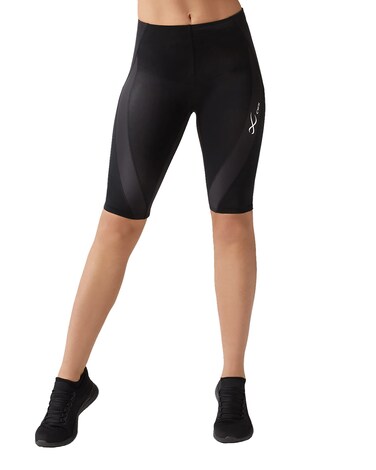 CW-X womens Endurance Generator Muscle &amp; Joint Support Compression Shorts, Black, Small US